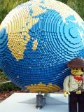 Giant lego globe