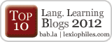 Top 10 Language Learning Blogs 2012