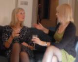 The art of conversation. Photo by Duncan Harris. Two women talking