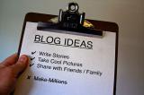 Blog ideas